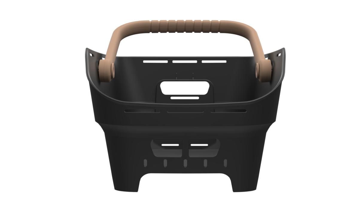Basil CENTO NEO rear basket čierna