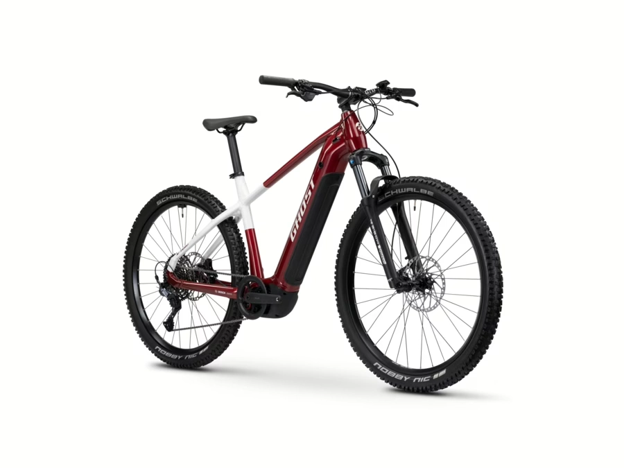 GHOST E-Teru Advanced 27.5 Carbon Red/Chilly White 2026