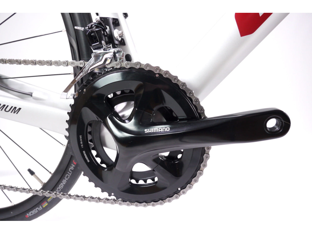 LOOK 765 Optimum 2 Disc Metallic Silver True Blood Satin 105 Mix 12 Shimano Wh-RS171 2025