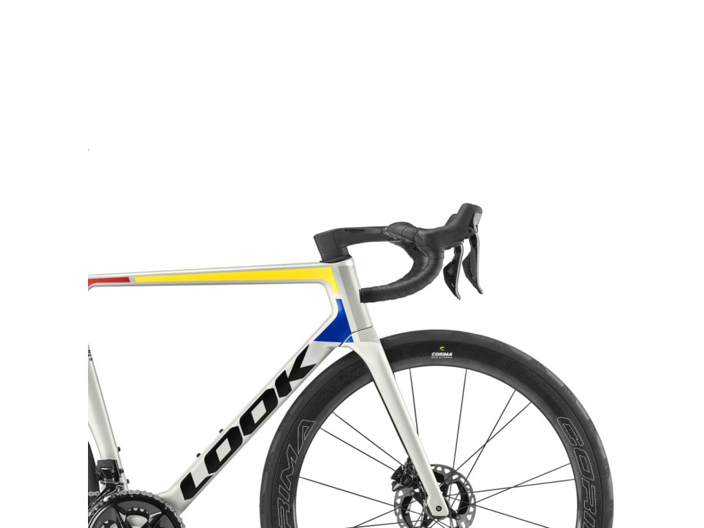 LOOK 795 Blade 2 RS Dura Ace Di2 Iconic Platinum White / Corima WS Evo 2025 - S