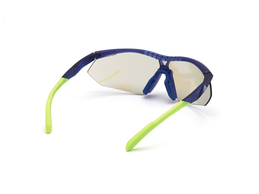 Slnečné okuliare ADIDAS Sport SP0016 Matte Blue/Blue Mirror Photochromic