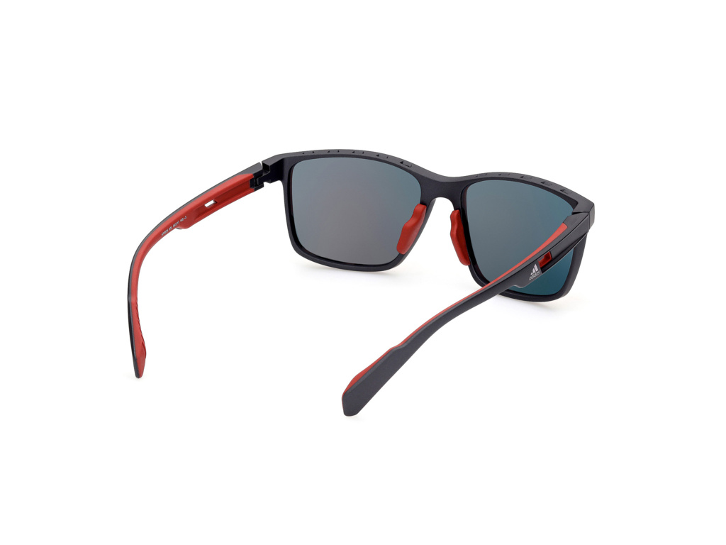 Slnečné okuliare ADIDAS Sport SP0035 Matte Black/Roviex Mirror