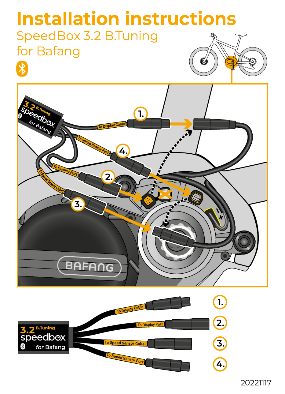 SpeedBox 3.2 B.Tuning pre Bafang (M200,M410,M500,M510)