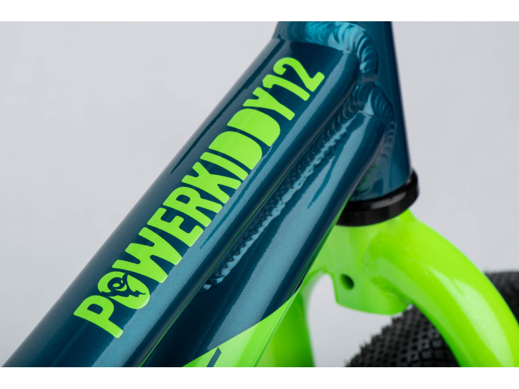 GHOST Powerkiddy 12 Dirty Blue/Metallic Lime Green Gloss
