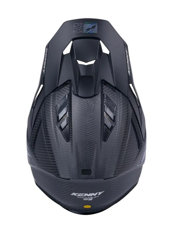 KENNY TITANIUM helmet matný karbón (hologram)