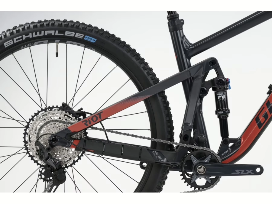 GHOST Riot Trail AL 140/140 Essential Grey/Orange