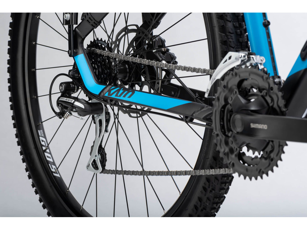 GHOST Kato EQ 27.5 Black/Bright Blue Metallic 2025