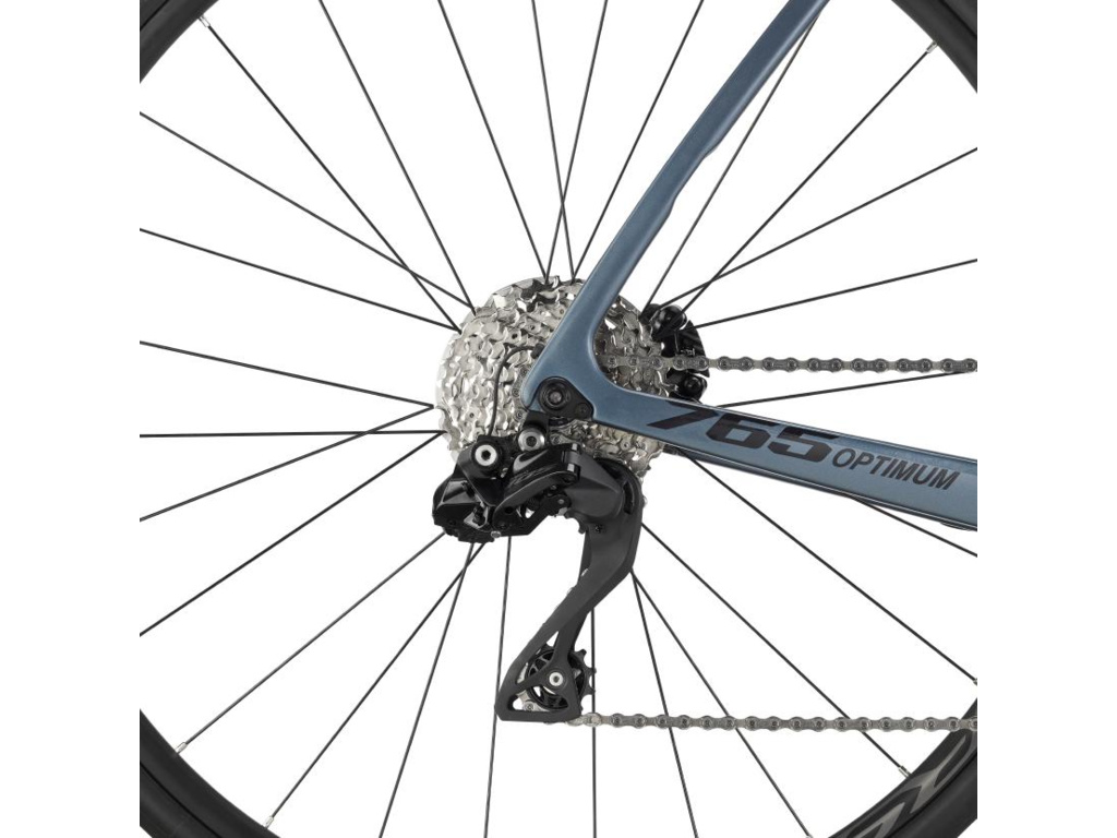 LOOK 765 Optimum 2 Disc Grey Blue Satin 105 Di2 Shimano Wh-RS171 2025 - L