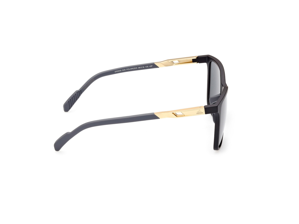 Slnečné okuliare ADIDAS Sport SP0059 - Matte Black / Smoke Polarized