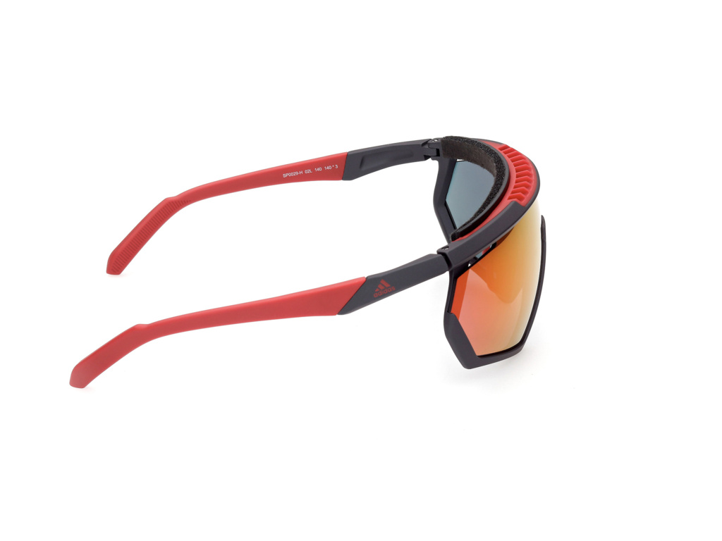 Slnečné okuliare ADIDAS Sport SP0029-H - Matte Black/Roviex Mirror