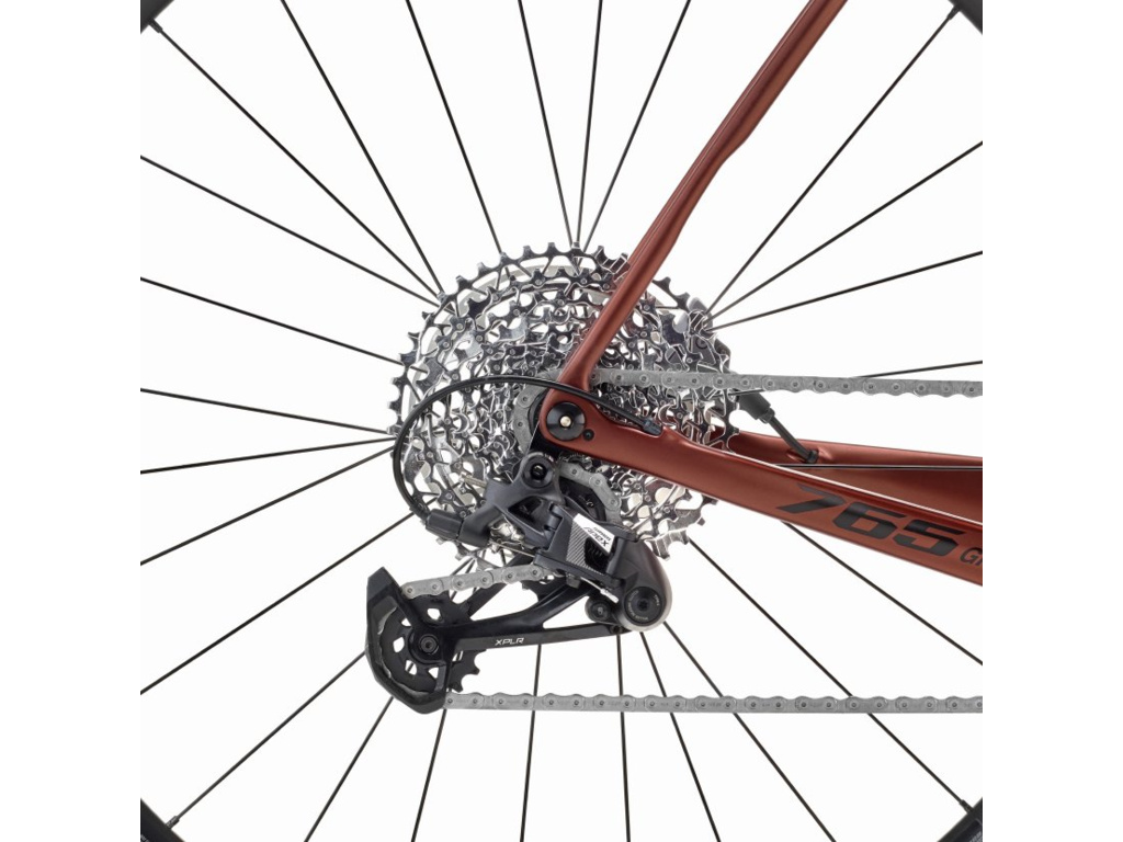 LOOK 765 Gravel Disc Red Dust Metallic Satin Apex 1X12 Shimano Wh-RS 370 2025 - XS