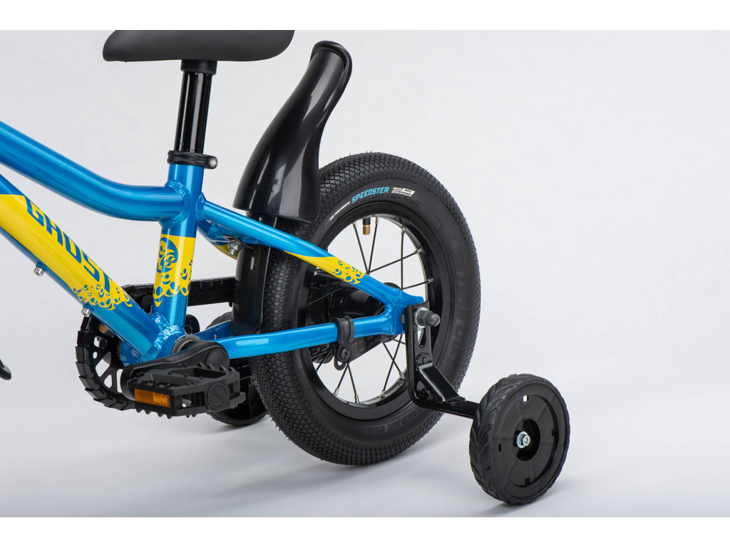 GHOST Powerkid 12 Metallic Blue/Metallic Yellow Gloss 2025