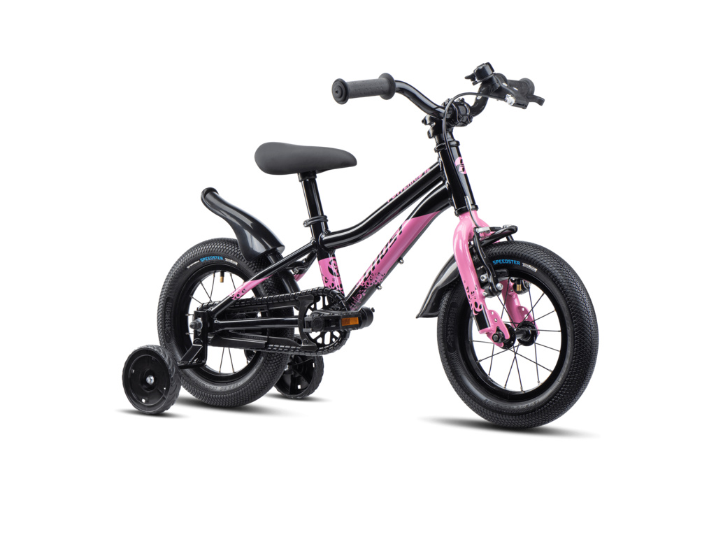GHOST Powerkid 12 Metallic Black/Pearl Pink Gloss 2025