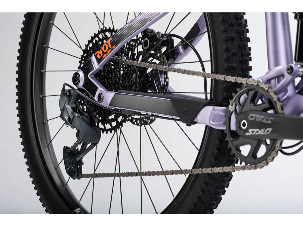 GHOST Riot Youth Pro 27,5 Grey Purple/Black Matt 2025