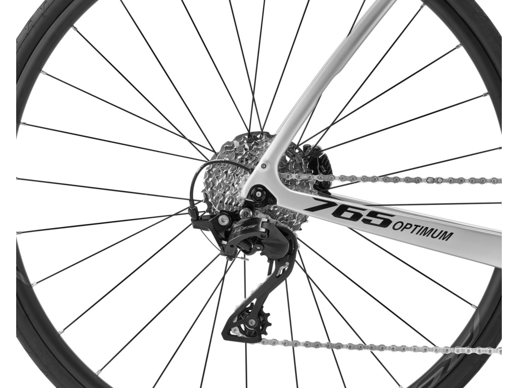 LOOK 765 Optimum 2 Disc Metallic Silver True Blood Satin 105 Mix 12 Shimano Wh-RS171 2025