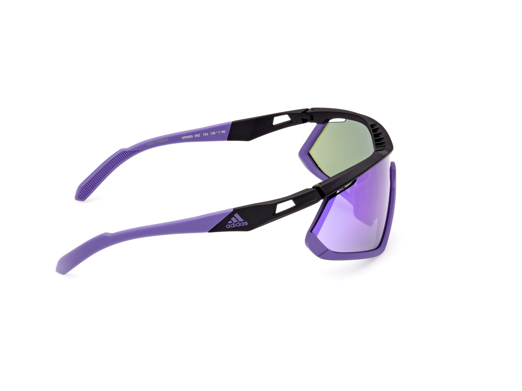 Slnečné okuliare ADIDAS Sport SP0055 - Black / Gradient Or Mirror Violet