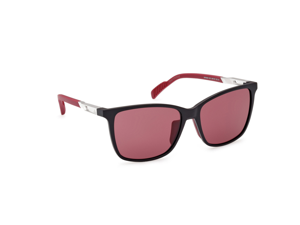 Slnečné okuliare ADIDAS Sport SP0059 - Matte Black / Bordeaux