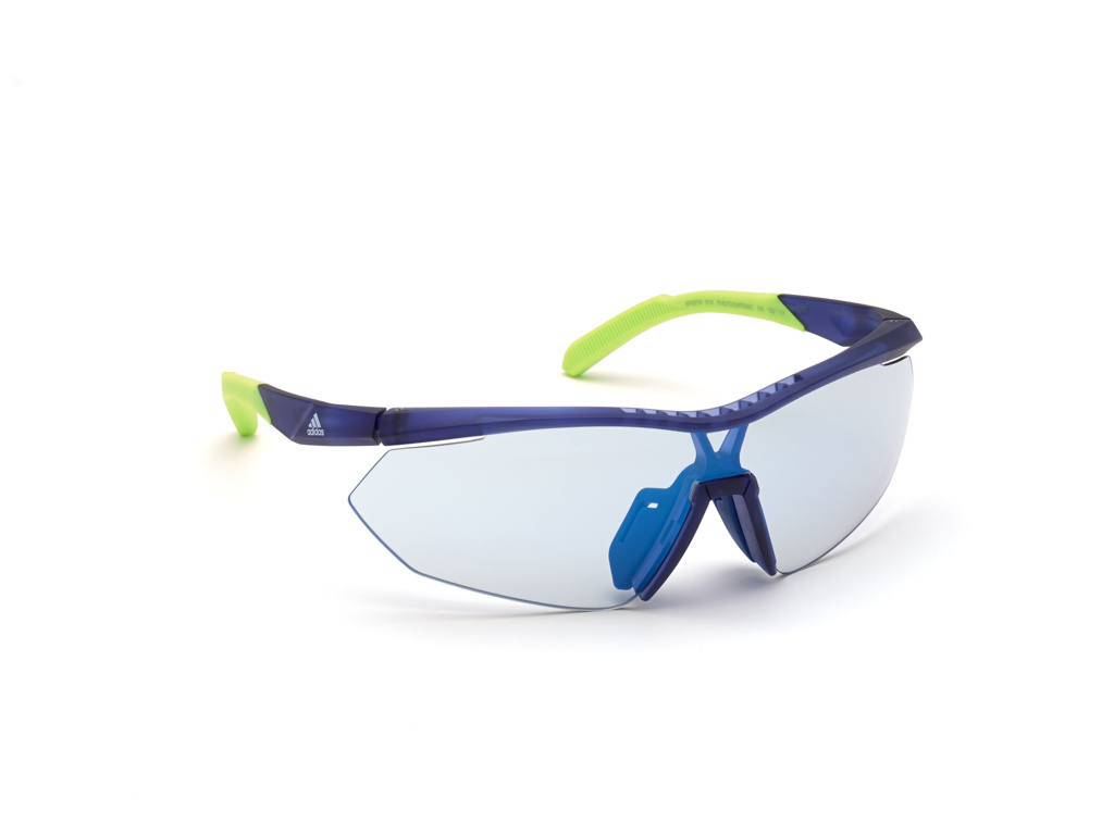 Slnečné okuliare ADIDAS Sport SP0016 Matte Blue/Blue Mirror Photochromic