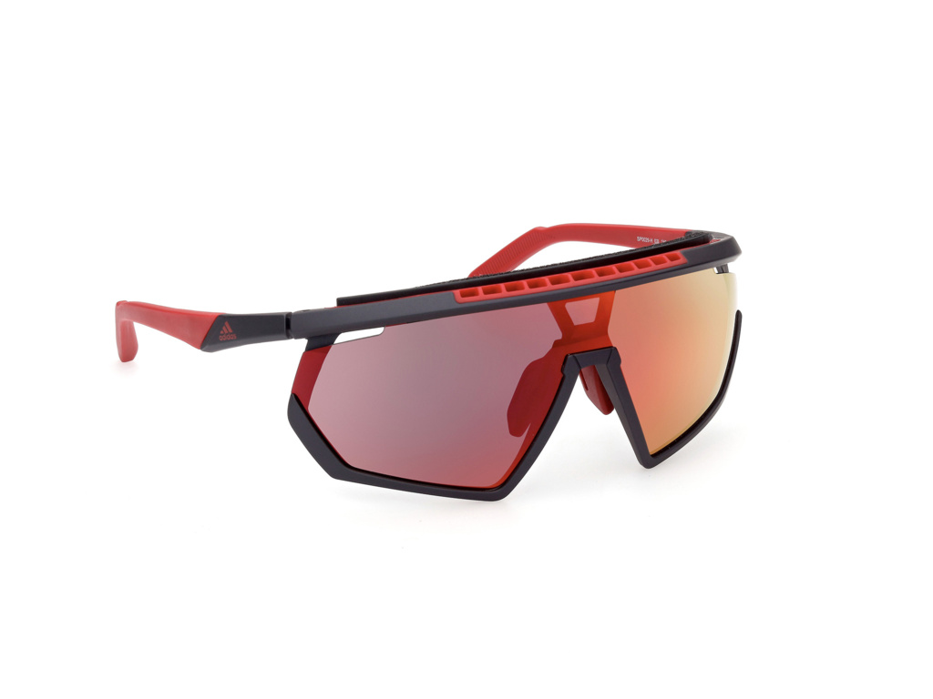 Slnečné okuliare ADIDAS Sport SP0029-H - Matte Black/Roviex Mirror