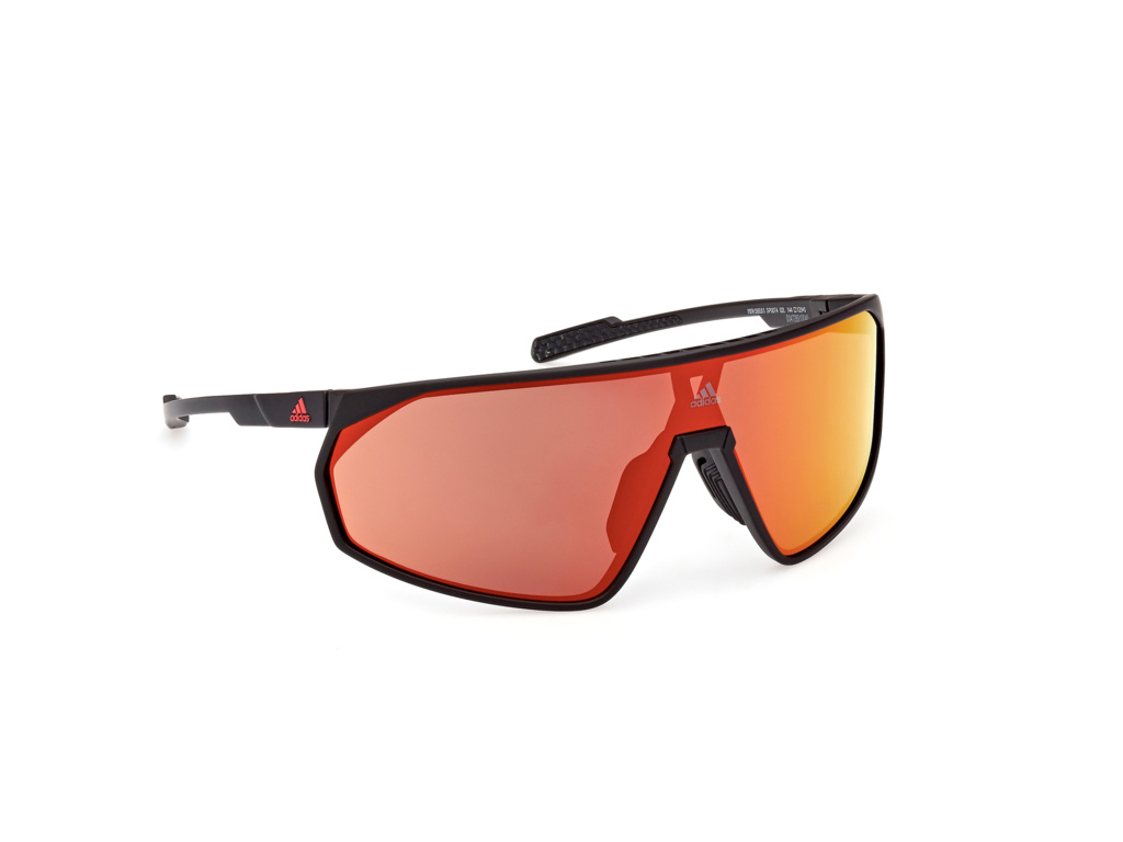 Slnečné okuliare ADIDAS Sport SP0074 - Matte Black/Roviex Mirror