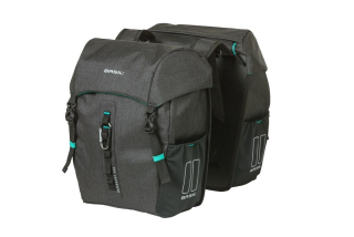 Basil DISCOVERY 365D DOUBLE BAG M čierna melange