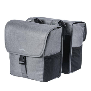 Basil GO DOUBLE BAG šedá