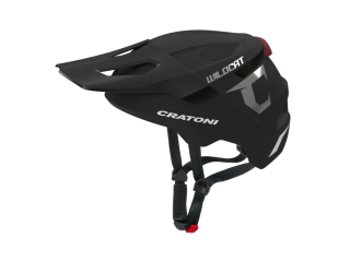 Detská prilba CRATONI WildCat LED Black Matt