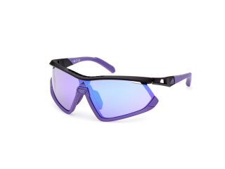 Slnečné okuliare ADIDAS Sport SP0055 - Black / Gradient Or Mirror Violet