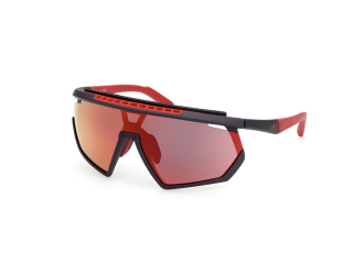 Slnečné okuliare ADIDAS Sport SP0029-H - Matte Black/Roviex Mirror