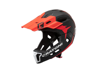 Prilba CRATONI C-Maniac 2.0 MX Black/Red Matt 2025
