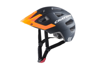 Detská prilba CRATONI Maxster Pro Black/Orange Matt 2025