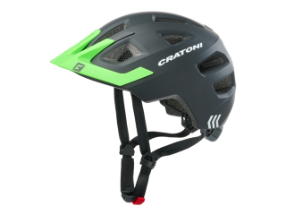 Detská prilba CRATONI Maxster Pro Black/neonGreen Matt 2025
